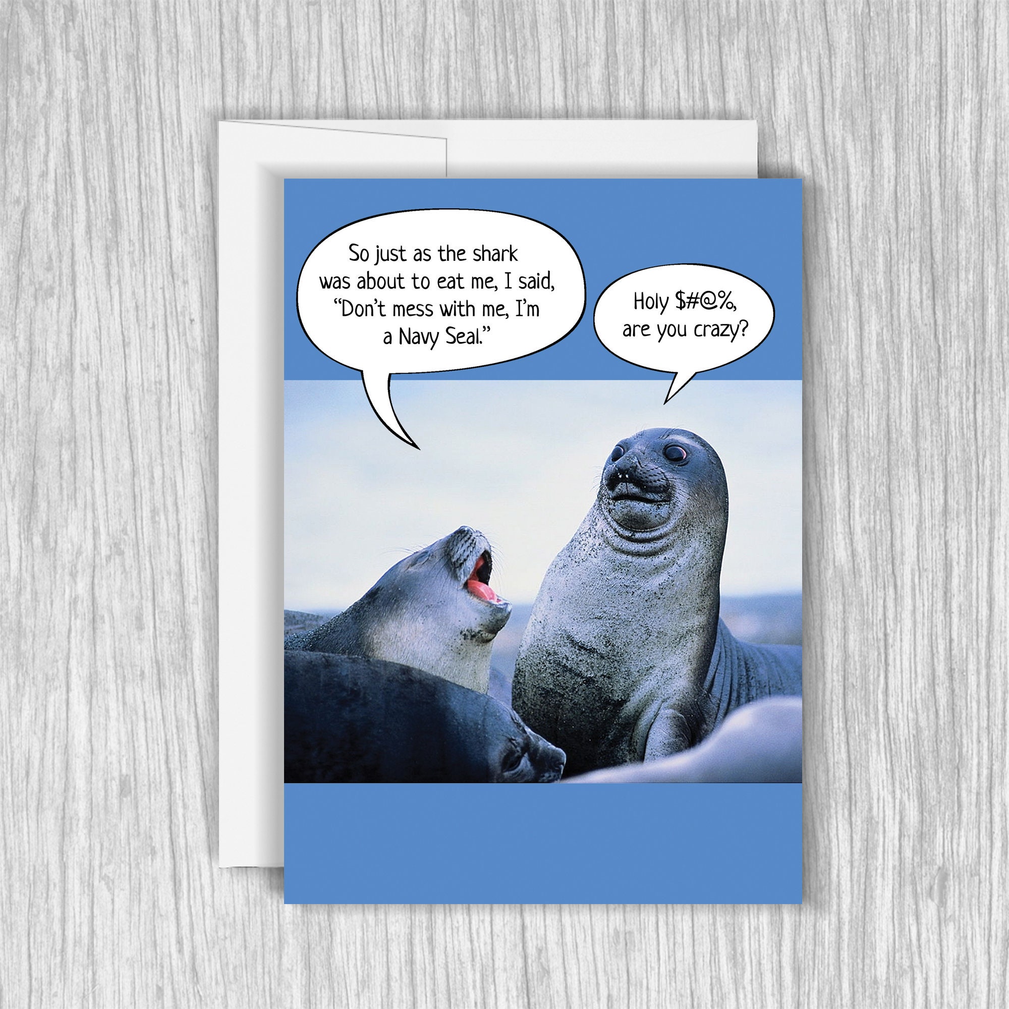 Funny Navy Seal Birthday Card, Funny Birthday Card, Gift for Him, for Boyfriend, for Husband