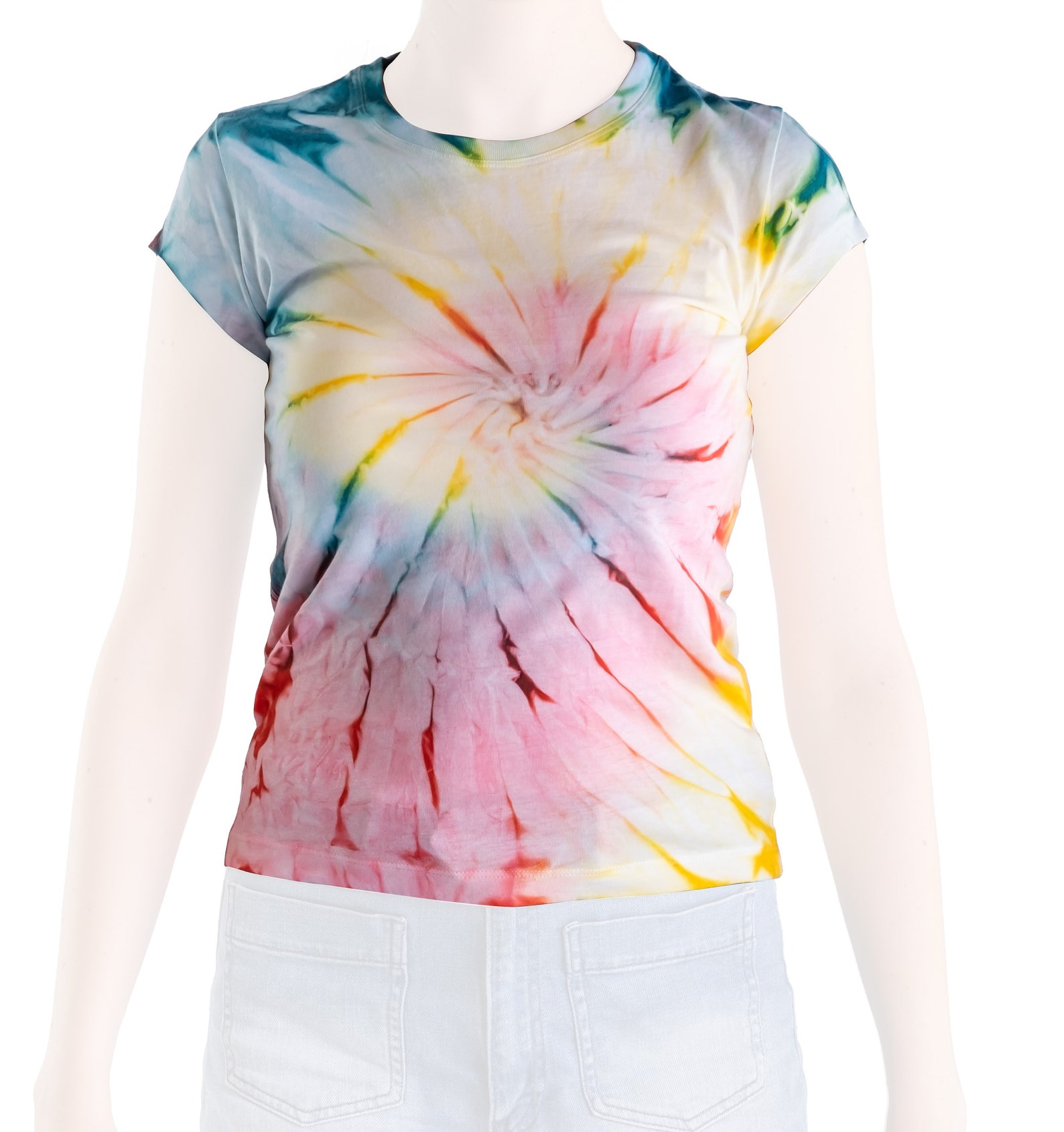 Tie Dye TShirt 100 Cotton Shibori TShirt Shibori TShirt Etsy