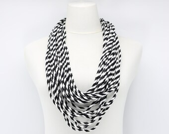 Biba Black and White code Necklace