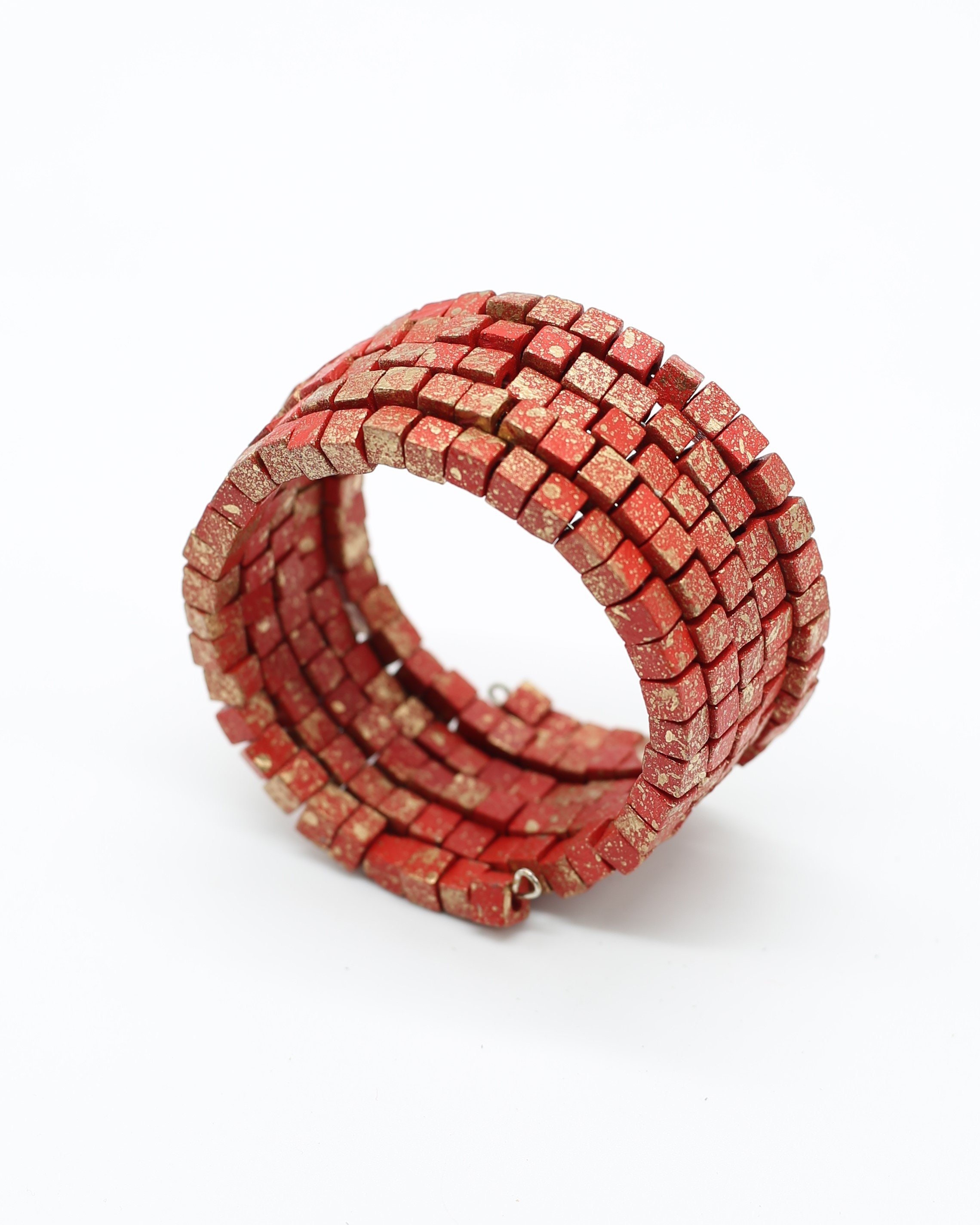 Louis Vuitton Bracelet 'camouflage' In Wood At 1stdibs