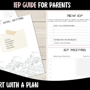 IEP Planner Bundle: Parent Organizer, A4 (Digital Print) image 3