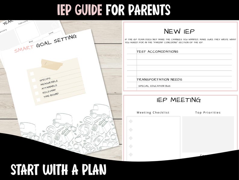 IEP Planner Bundle: Parent Organizer, A4 (Digital Print) image 3
