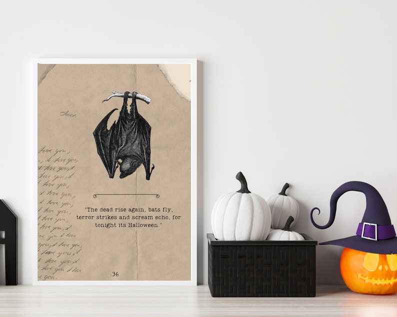 Vintage Halloween Journal Pages: Spooky Scrapbook Inserts (Digital Download) image 5