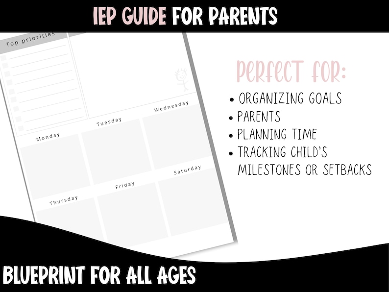 IEP Planner Bundle: Parent Organizer, A4 (Digital Print) image 2