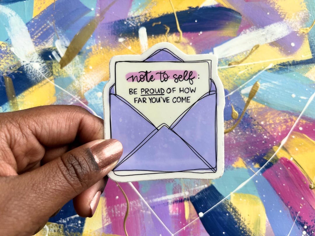 Sticker | Note to Self - Etsy