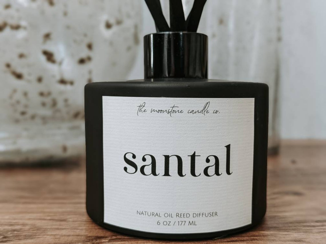 Santal All Natural Reed Oil Diffuser 33 Dupe Flame Free Home Fragrance ...