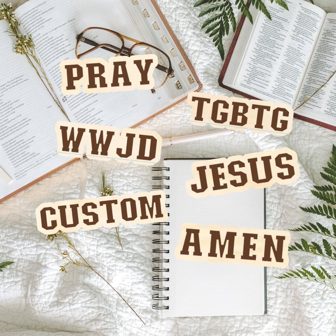 Christian Lapel Pins Pray Pin Custom Word Pin Wooden Pin Etsy