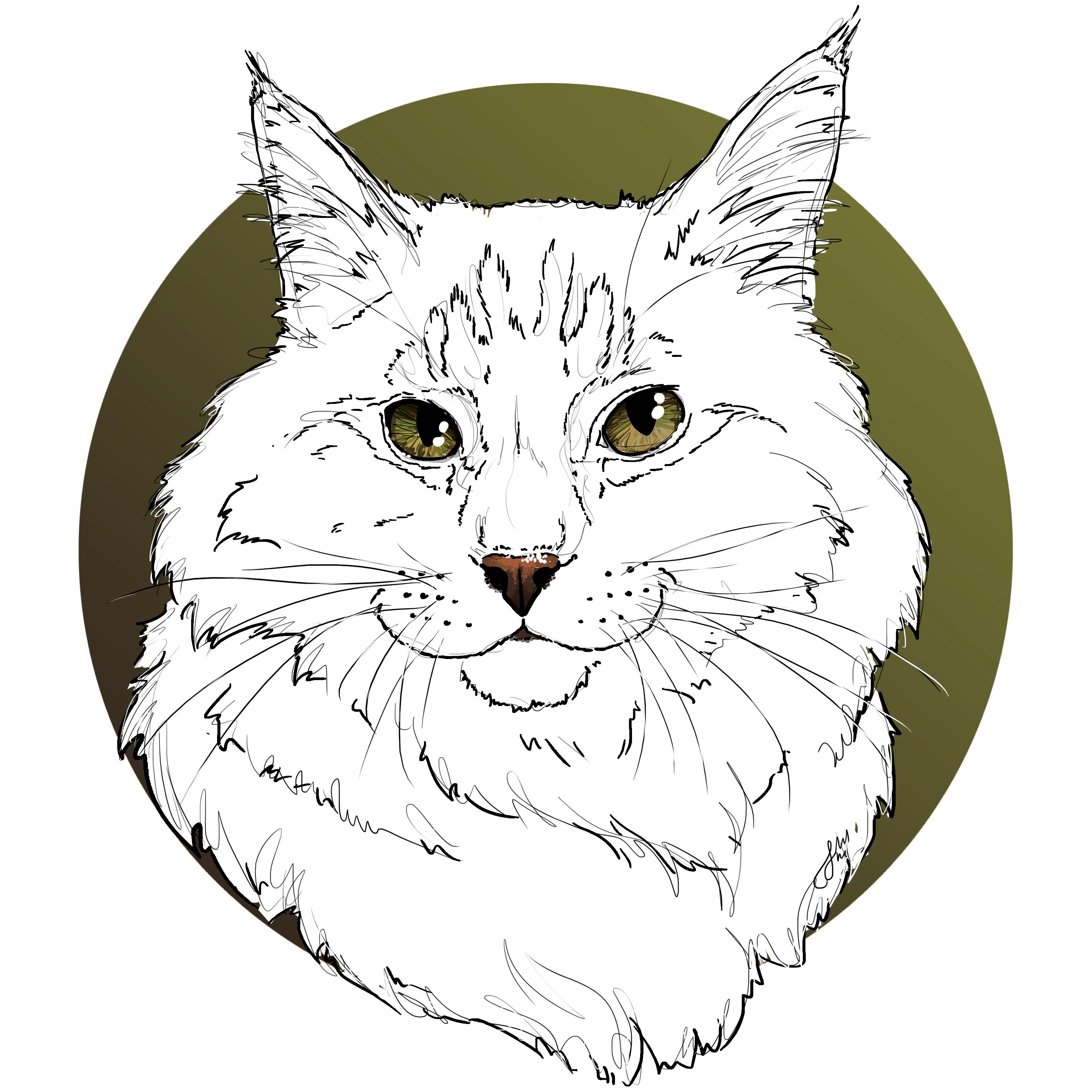 Custom pet portrait Line portrait Pet portrait custom | Etsy