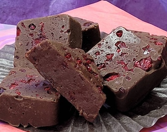 KETO Cherry Chocolate Fudge