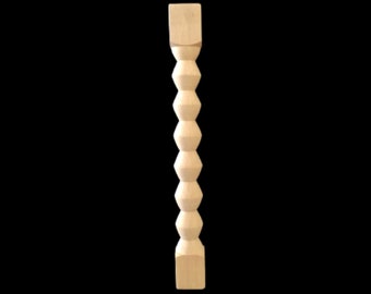 Mid Century Style Wooden Unfinished Table Leg High Quality Solid leg Perfect Choice for DIY, Kitchen, Dinning, Modern Wood Table Leg