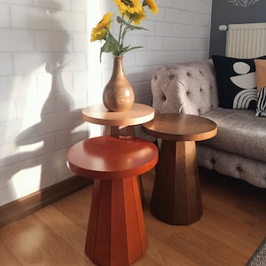 Rustic Wooden Coffee Table-Handcrafted Farmhouse Furniture Modern Wood Coffee Table-Minimalist Living Room Decor Eco-Friendly Home Furniture