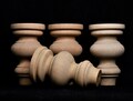 Set of 4 Vintage Style Raw Woodturning Nightstand Legs Feet Replacement For Decoration Most Preferred Material For Dıy Projects