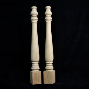 Set of 4 Farmhouse Wood Table Legs Kitchen Island Legs Dinner Table Legs Mid Century Legs Sofa Legs Strong Table Legs Diy Office