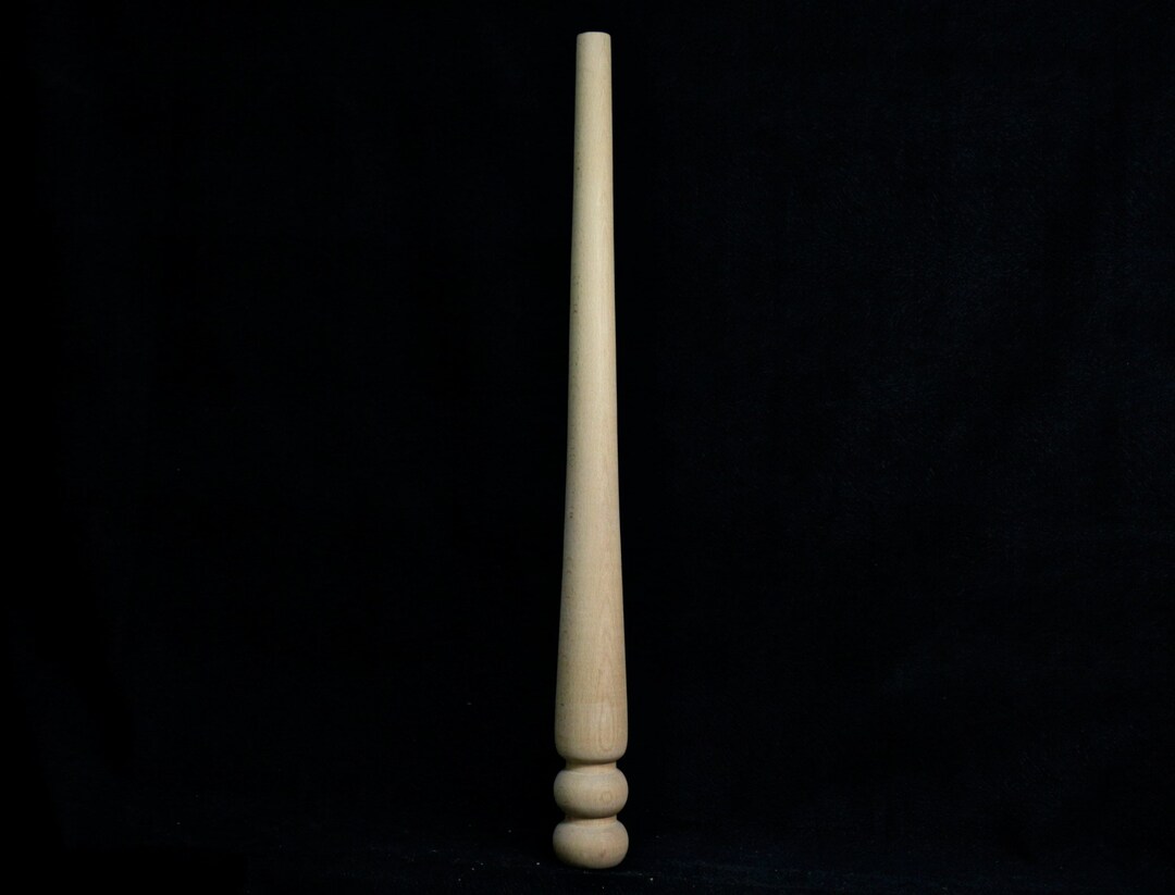 Mid Century Unfinished Wood Table Legs Solid Wood Art Unique Desk Legs