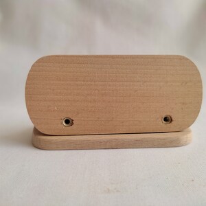 Kitchen Cabinet Pull Knobs Wardrobe Pull Drawer Handles, Beech Wood Pull Handle, Simple Wooden Home Hardware Accessories image 3