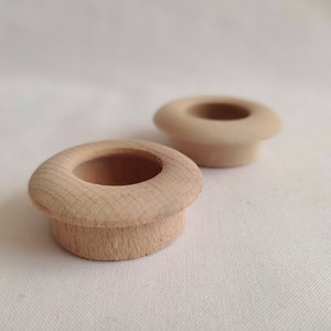 Wooden Knobs for Drawer, Drawer Deco Beech Wood Knobs, Round Wood Knobs, Wood Drawer Knob, Round