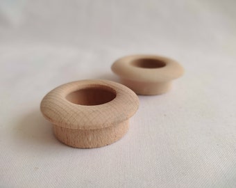 Wooden Knobs for Drawer, Drawer Deco Beech Wood Knobs, Round Wood Knobs, Wood Drawer Knob, Round