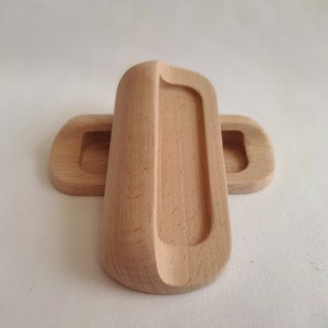 Kitchen Cabinet Pull Knobs Wardrobe Pull Drawer Handles, Beech Wood Pull Handle, Simple Wooden Home Hardware Accessories