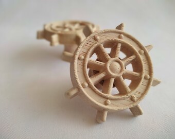 Beech Wood Knobs/Pulls/Modern Handles Circular Handles/Rudder Handles/Wooden