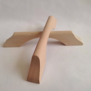 Wardrobe Door Knobs, Drawer Pulls, Lengthen Beech Door Handle, Solid Wood Kitchen Pull, Drawer Knob Gift/Gifts