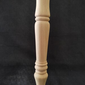 Wood Dining Table Leg, Unfinished Farmhouse Table Leg, Dresser Leg ...