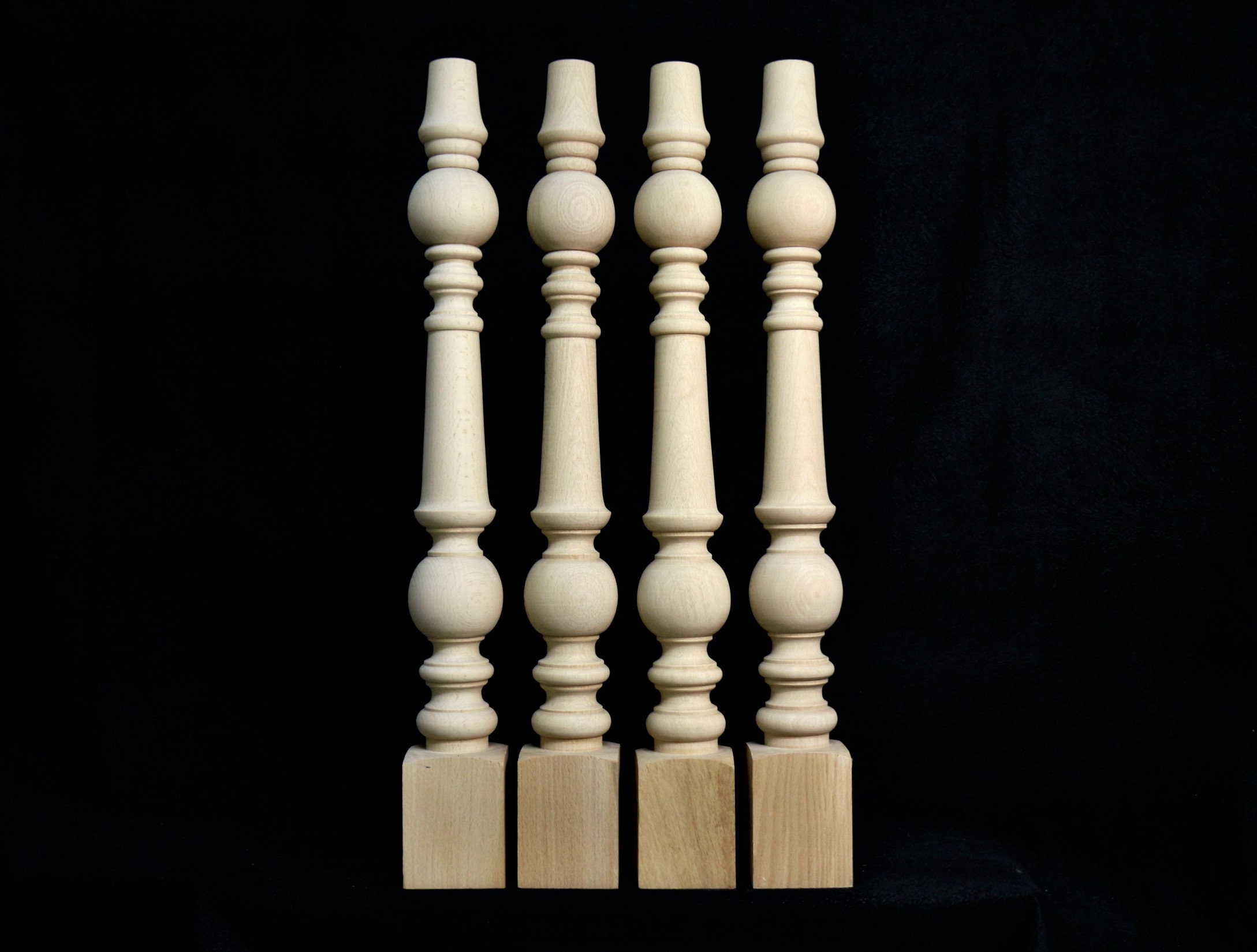 Set of 4 Farmhouse Wood Table Legs Kitchen Island Legs Dinner Table Legs Mid Century Legs Sofa Legs Strong Table Legs Diy Office