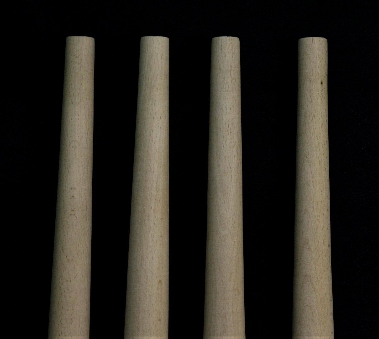 Mid Century Unfinished Wood Table Legs Solid Wood Art Unique Etsy