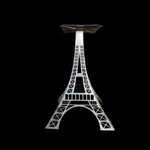 Eiffeltornets metallbordsben Paris rustikt soffbord Franska matbordsben Möbelkonsol Robusta ben stål Mitten av århundradet DIY-projekt