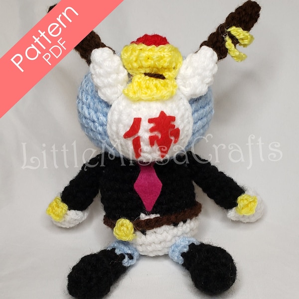 Crochet Pattern Genshin Impact Unusual Hilichurl Plush Toy PDF