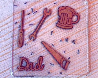 Coaster for fathers day