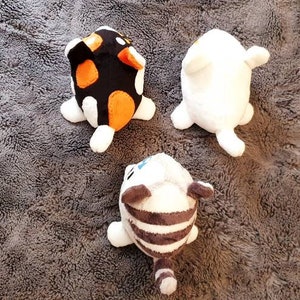 Warrior cats inspired beanie plushies Mapleshade, Snowtuft and Ivypool Customs available image 2