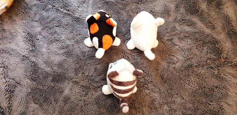 Warrior cats inspired beanie plushies Mapleshade, Snowtuft and Ivypool Customs available image 2