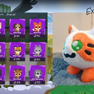Super Animal Royale beanie plushies