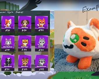 Super Animal Royale beanie plushies