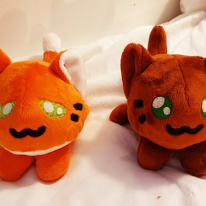 Warrior cats inspired beanie plushies Mapleshade, Snowtuft and Ivypool Customs available image 4