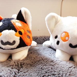 Warrior cats inspired beanie plushies Mapleshade, Snowtuft and Ivypool Customs available image 3