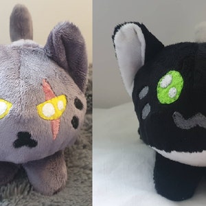 Warrior cats inspired beanie plushies Mapleshade, Snowtuft and Ivypool Customs available image 5