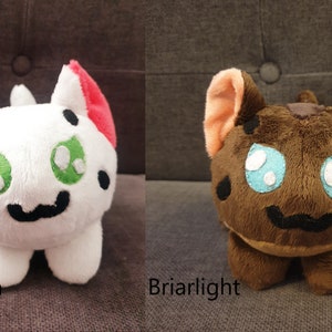 Warrior cats inspired beanie plushies Mapleshade, Snowtuft and Ivypool Customs available image 10