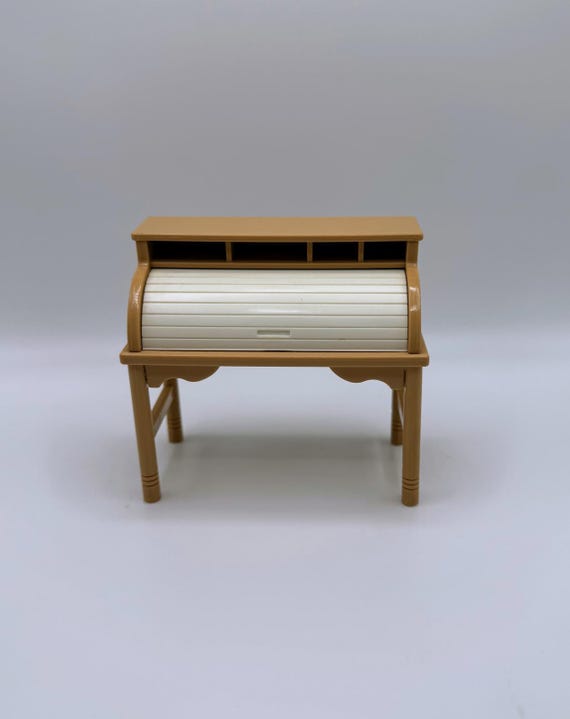 1:16 Scale Miniature Roll Top Desk – Dollhouse Furniture, Japan