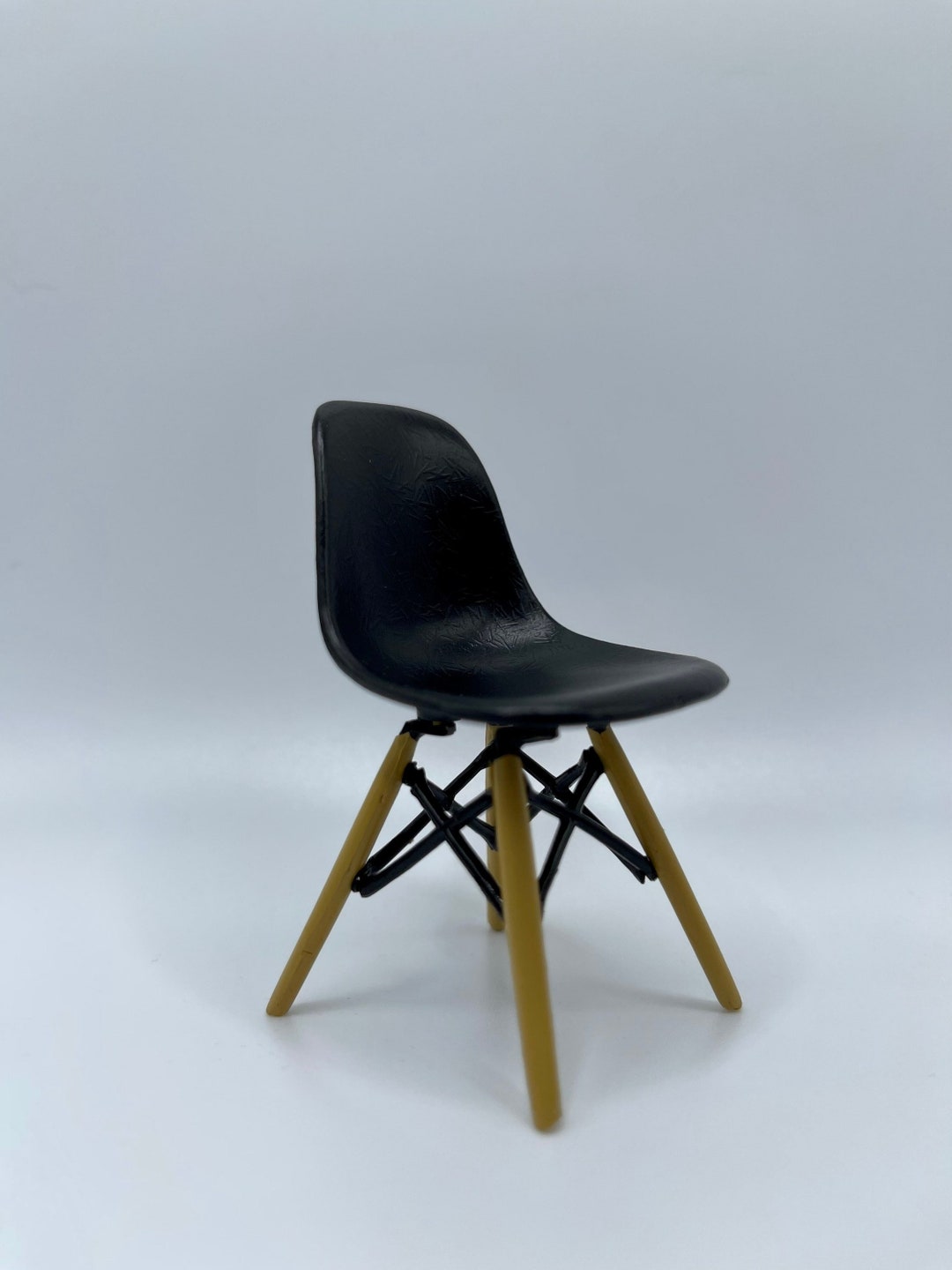 112 Scale Mid Century Modern MCM Miniature Chair, Mini Designer Chair