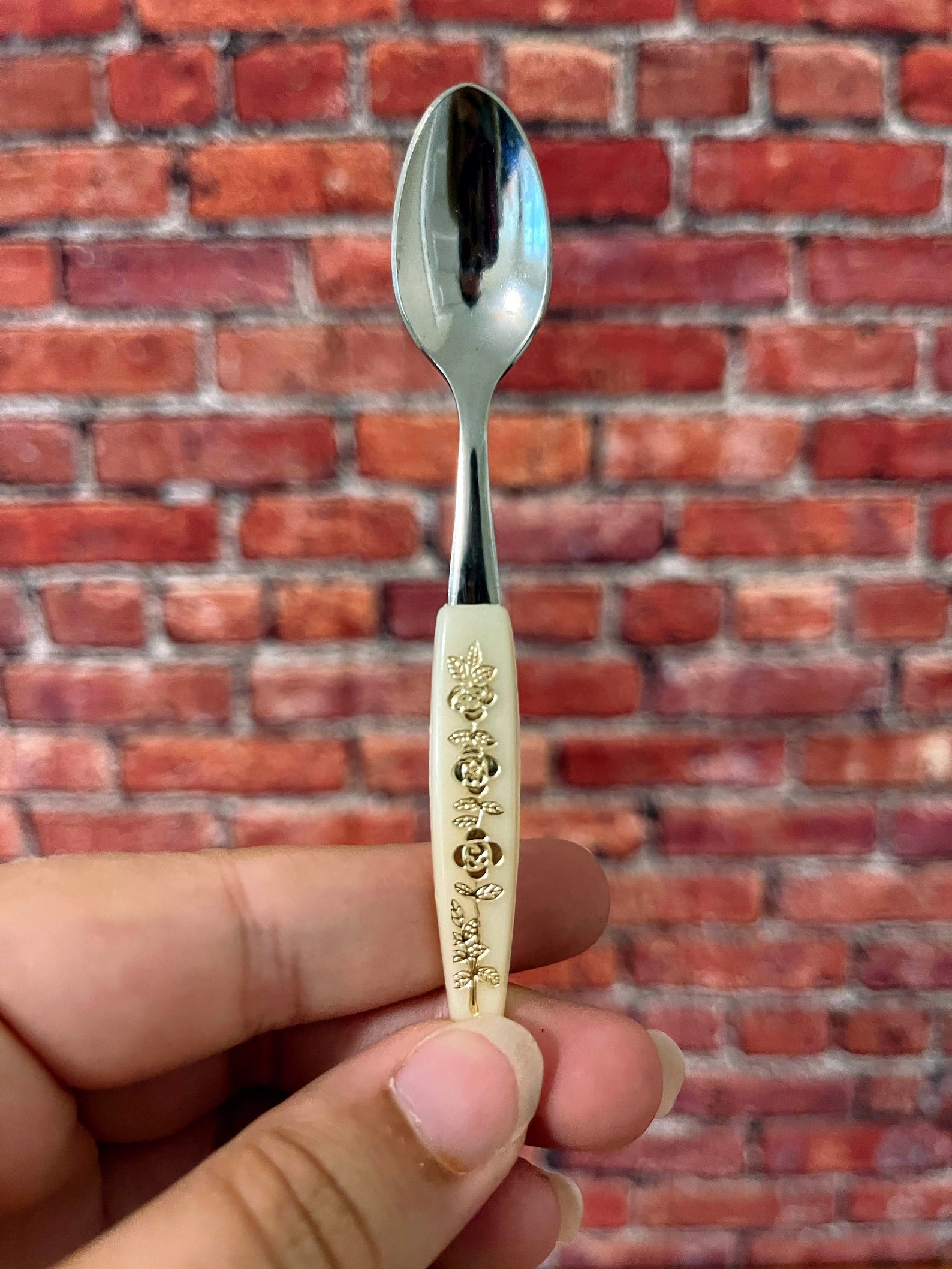 Vintage Little Spoons In Box Stainless Steel Etsy