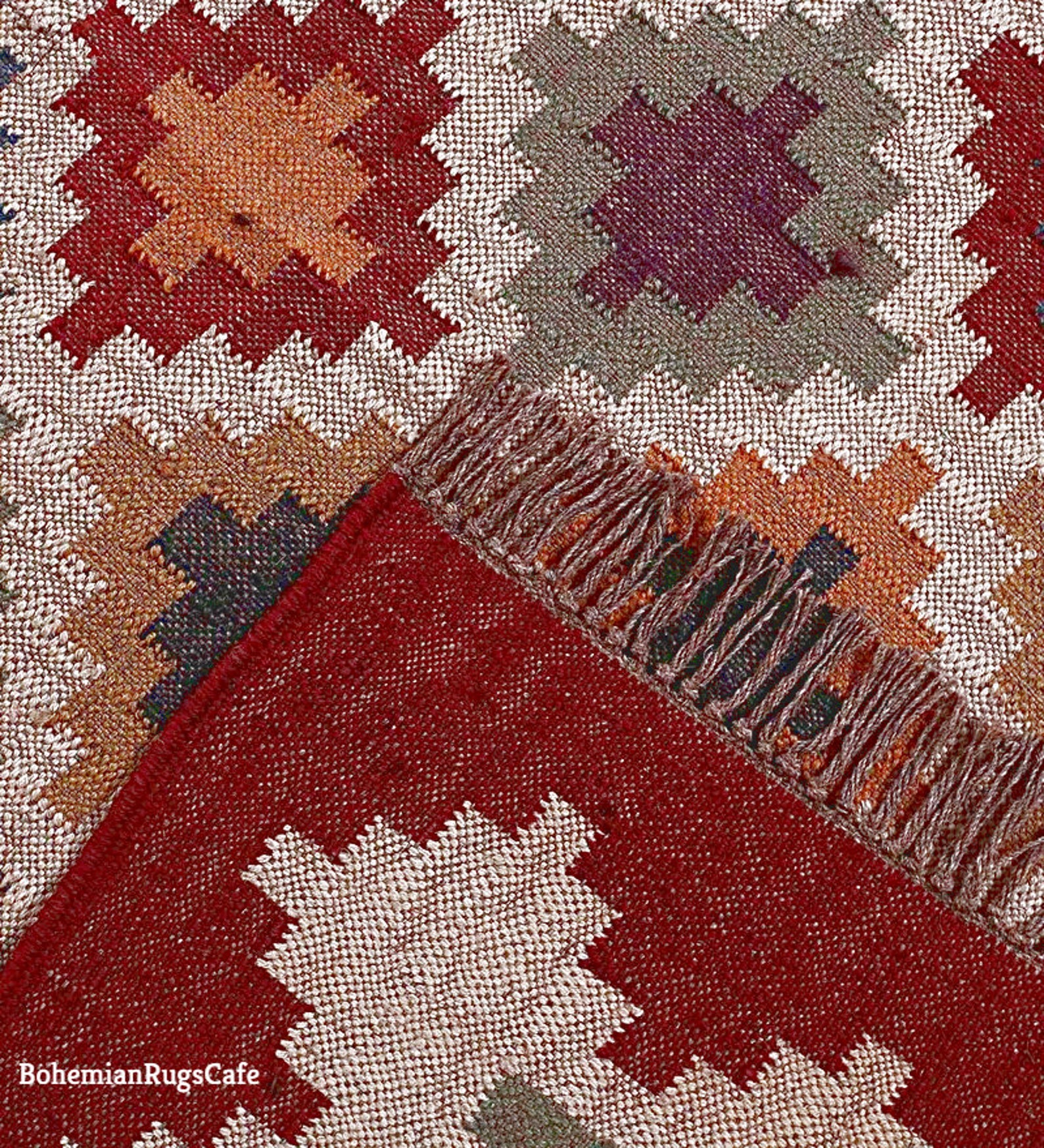 Handwoven Wool Jute Kilim Rug Wool Jute Rug Kilim Jute Rug Etsy