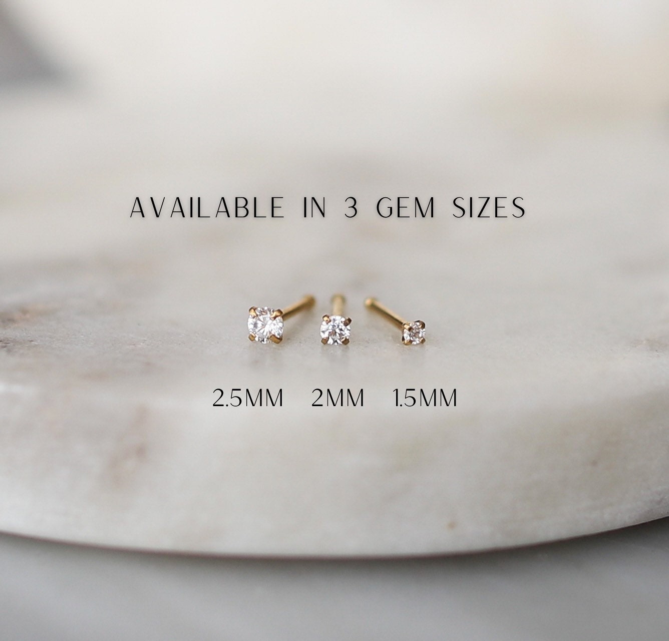 Diamond Nose Screw Nose Stud Lshape Nose Stud Nose Bone Etsy