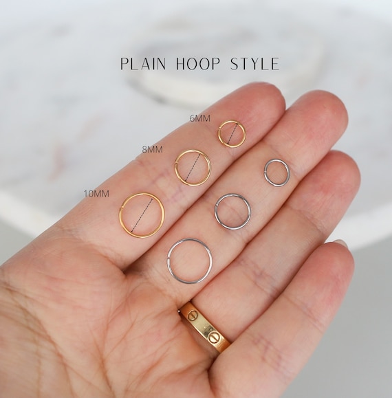 Gold nose ring 20g outlet