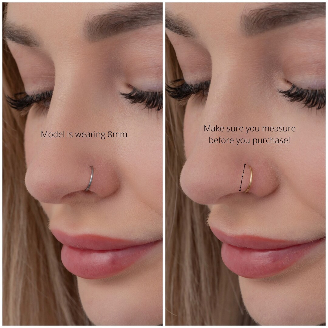 20g Nose Hoop 316 Surgical Steel Nose Ring Nose Stud