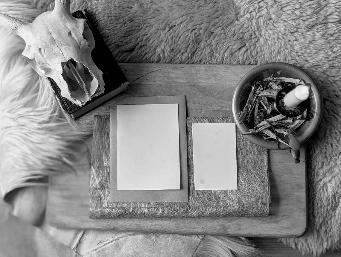 Traditional Spell Writing paper Genuine Vellum Sheepskin Etsy