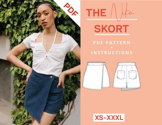 Skort Pattern Sewing