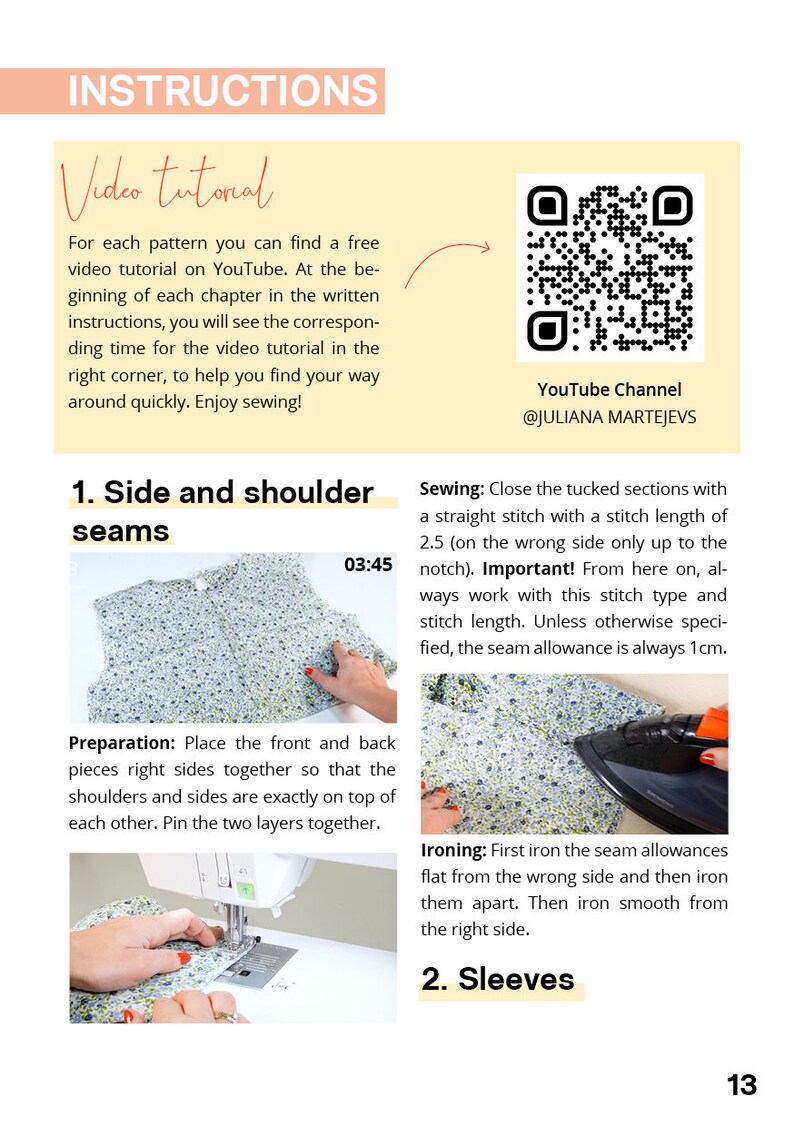 Sewing Plot Tiered Summer Dress With Ruffles Printed Pattern | XS-XXXL | A0 Plot ...