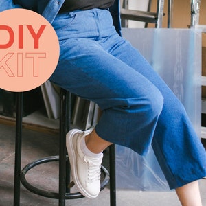 DIY Sewing Kit Jeans pants | XS-XXXL | Sewing box, Sewing kit, diy kit| Intermediate | With video tutorial German and English