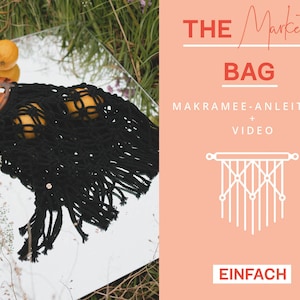 Macramé bag, Digital instruction PDF